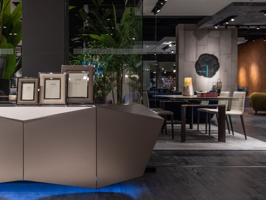 professional furniture showroom with quality pieces