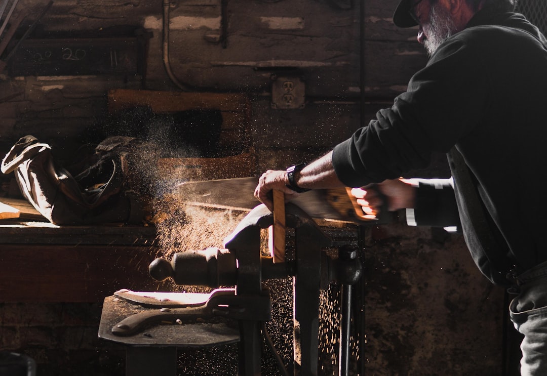 Wooden furniture craftsmanship artisan detail showing hand-cut joinery